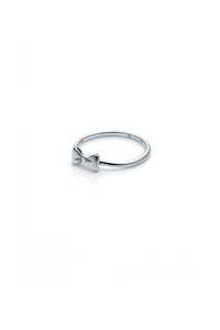 Rings: Baby Bow Ring - Silver