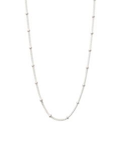 Bespoke Ball Chain 22"-25" Silver