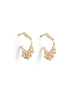 Sea Mist Hoops - Gold 9ct
