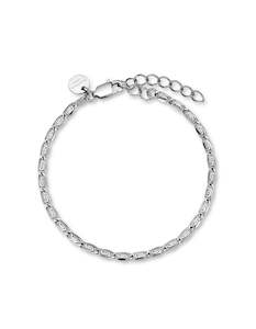 Br: Vintage Chain Bracelet - Silver J436