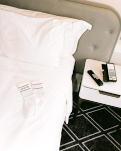 Gifts For Him: Late Checkout Socks - Black and Bone