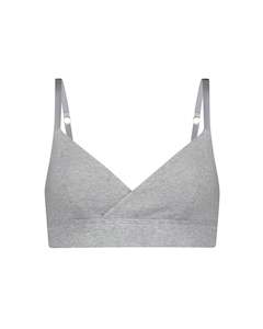 Bras: Crossover Bra - Marle Grey