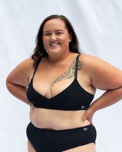 Bras: Crossover Bra - Black