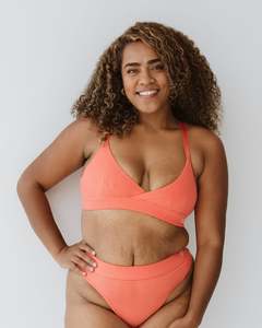 Bras: Crossover Bra - Melon