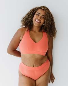 Bras: Everyday Crop Bra - Melon