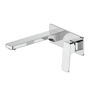 Products: Greens Swept Wall Basin Mixer with Faceplate
