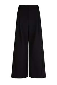 Flared Abel Trouser in Bonded Suiting