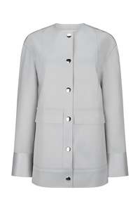 Agatha Bomber Polar in Bonded Suiting