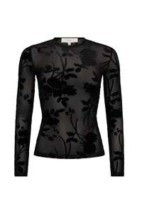 Autumn Winter 2025: Darvos Top in Mesh Velvet