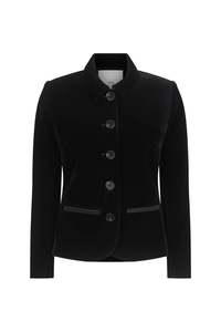 Bardot Blazer in Velvet