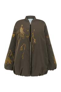 Jackets: Chloe Jacket in Laminated Nylon