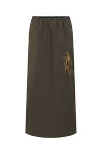 Skirts: Camilla Skirt in Laminated Nylon