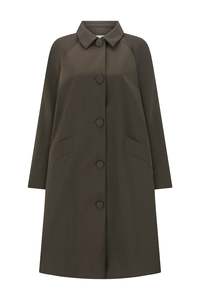 Sylvie Coat in Laminated Nylon