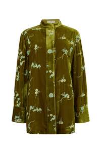 Tailored Layers: Graff Jacket in Embroidered Velvet