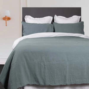 Pillowcases And Eurocases: Vida Linen Pillowcases Mineral