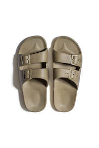 Womens Jandals & Slides: Freedom Moses  Khaki