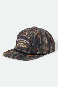 Brixton Division Snapback Tree Camo/Olive