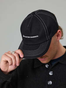 Just Another Fisherman Heritage Logo Ledger Cap Black