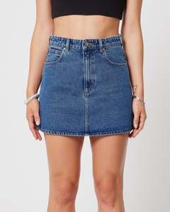 Size 24: Abrand Aline Skirt Bella Mid Blue