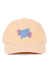 Youth Hats: Santa Cruz Blooming Stack Cap Light Orange