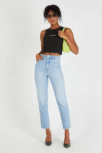 Abrand A 94 High Slim Harper Organic Light Vintage Indigo