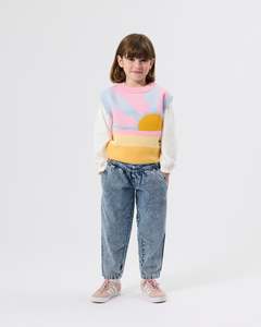 Size 4: Goldie + Ace  Sunrise Knit Vest
