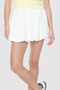 Size 16: Huffer Cruise Bubble Skirt Ivory