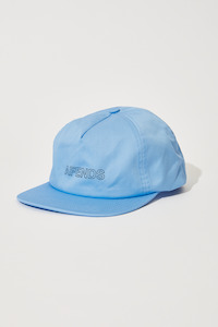 Afends Womens: Afends Outline Recycled - Recycled 5 Panel Cap - Sky Blue