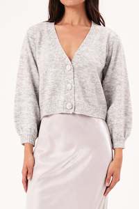 Rollas: Rollas Delphine Cardigan Silver