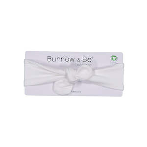 Baby Gifts: Burrow and Be Essentials Baby head band White