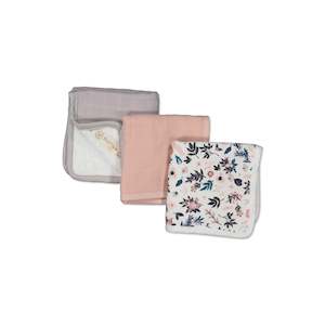 Baby Gifts: Burrow and Be Petite Clementine wash cloth set