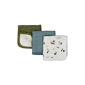 Baby Gifts: Burrow and Be Garden Treasures wash cloth set