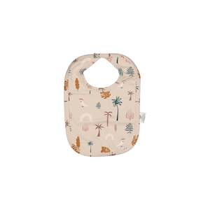 Burrow and Be Jungle Stamp Feeding bib