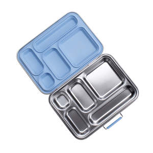 Nestling Stainless Steel Bento Box - Dusty Blue