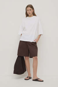 Assembly Label Riley Poplin Short Ganache