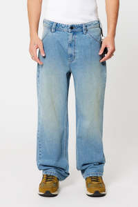 Essentials Mens: Abrand A5 Baggy Nicky Tint Mid Blue