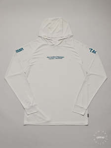 Just Another Fisherman Tagged And Released UPF40 Hood Grey