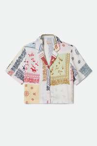 Brixton Silky S/S Bowling Button Down Multi Colour Bandana