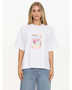 Womens Tops 1: Thrills Nature Of Illusion Square Tee