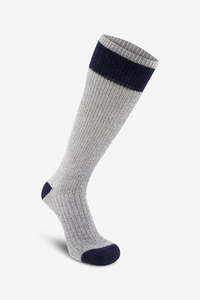 Swanndri: Swanndri Classic Merino Boot Sock Navy