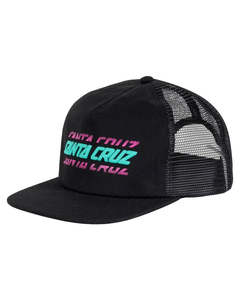 Santa Cruz Youth Multi Split Strip Trucker Cap