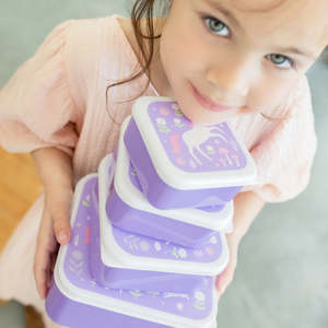 Kin and Co Unicorn Dreams Lunch & Snack Box Set