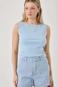 Rollas: Rollas Shell Tank Rib Blue Heavan