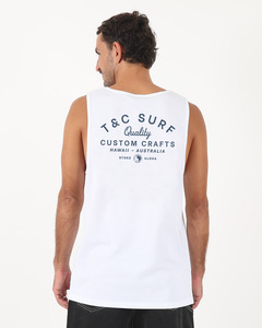 T C: T&C Custom Crafts Singlet White