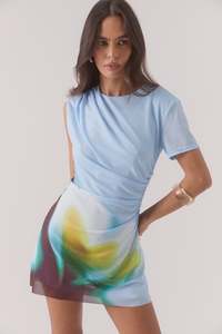 Sovere Zinnia Mini Dress Azure