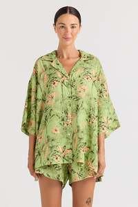 Poolside Paradiso Tropico Over Shirt- Margarita