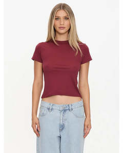 Thrills Boy Tee Garnet Red