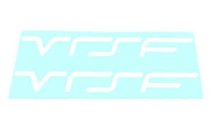 Merchandise: VRSF Logo Window Decals – White