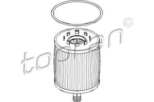 OIL FILTER DIESEL VW TOUAREG V10 07Z115562