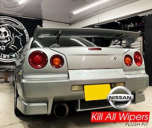Kill All Wipers: KILL ALL WIPERS | R34 SKYLINE REAR WIPER DELETE